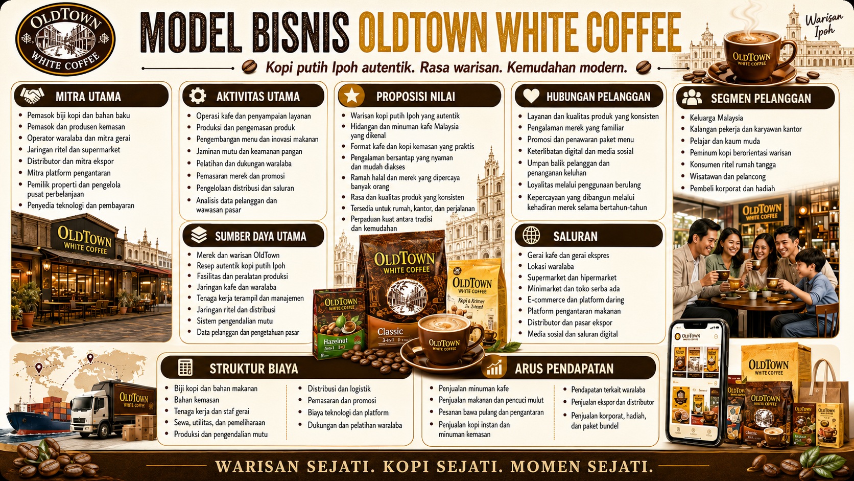 Model Bisnis OldTown White Coffee